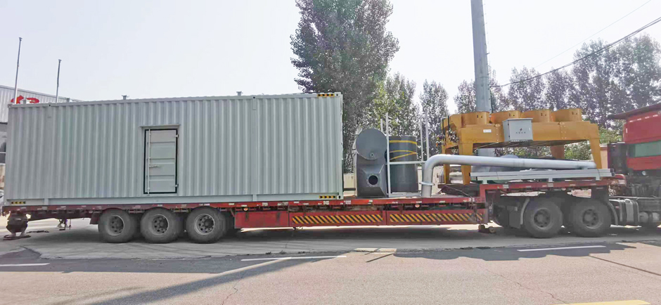 山東綠環(huán)動力800kW瓦斯發(fā)電機(jī)組啟程云南